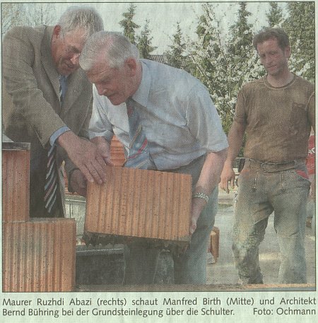 Baustelle Schierhornstiftung