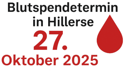 Blutspende in Hillerse