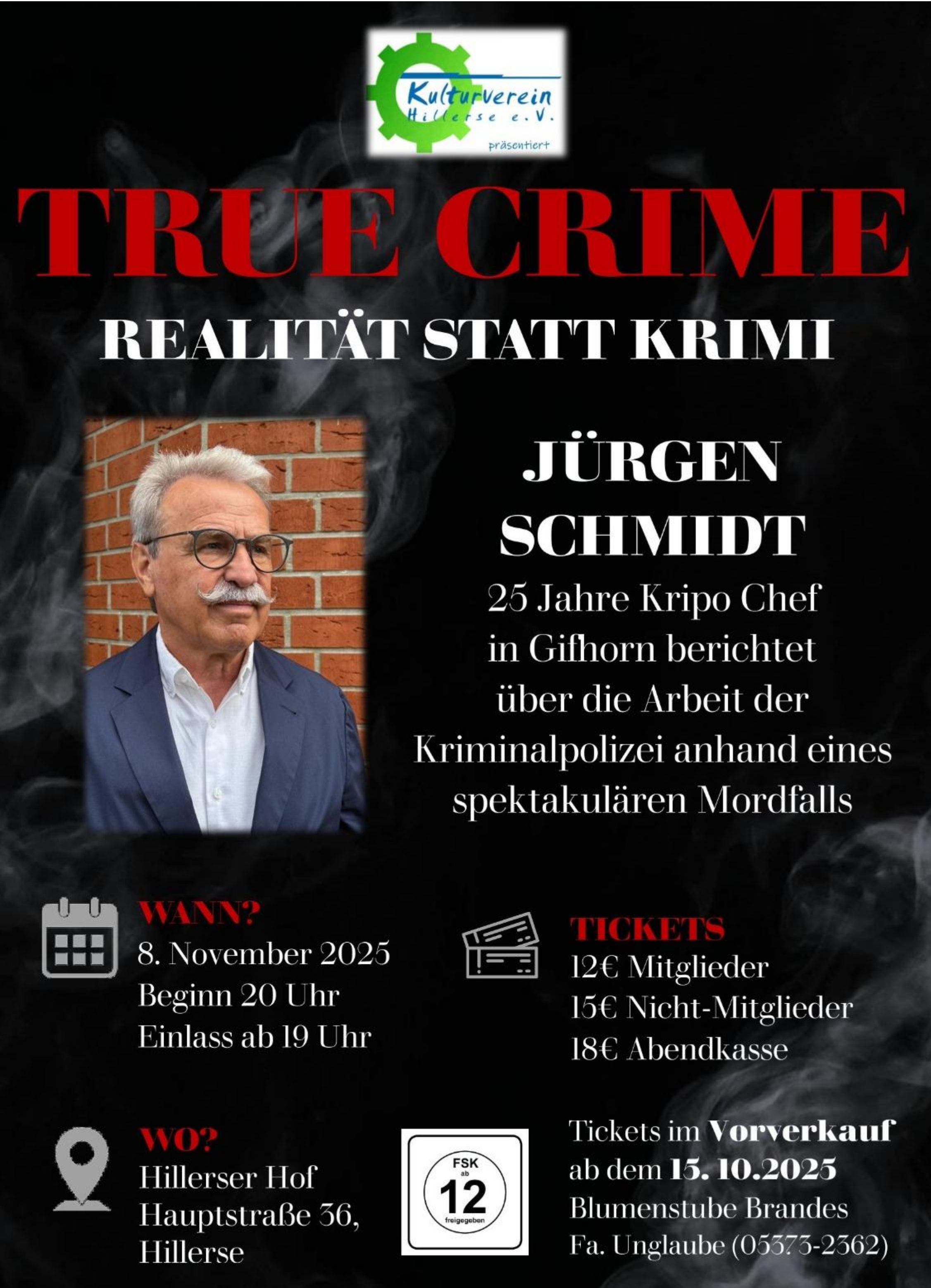 True Crime mit Jürgen Schmidt in Hillerse