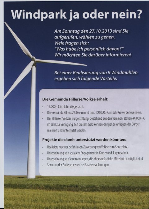 Flyer Interessengemeinschaft