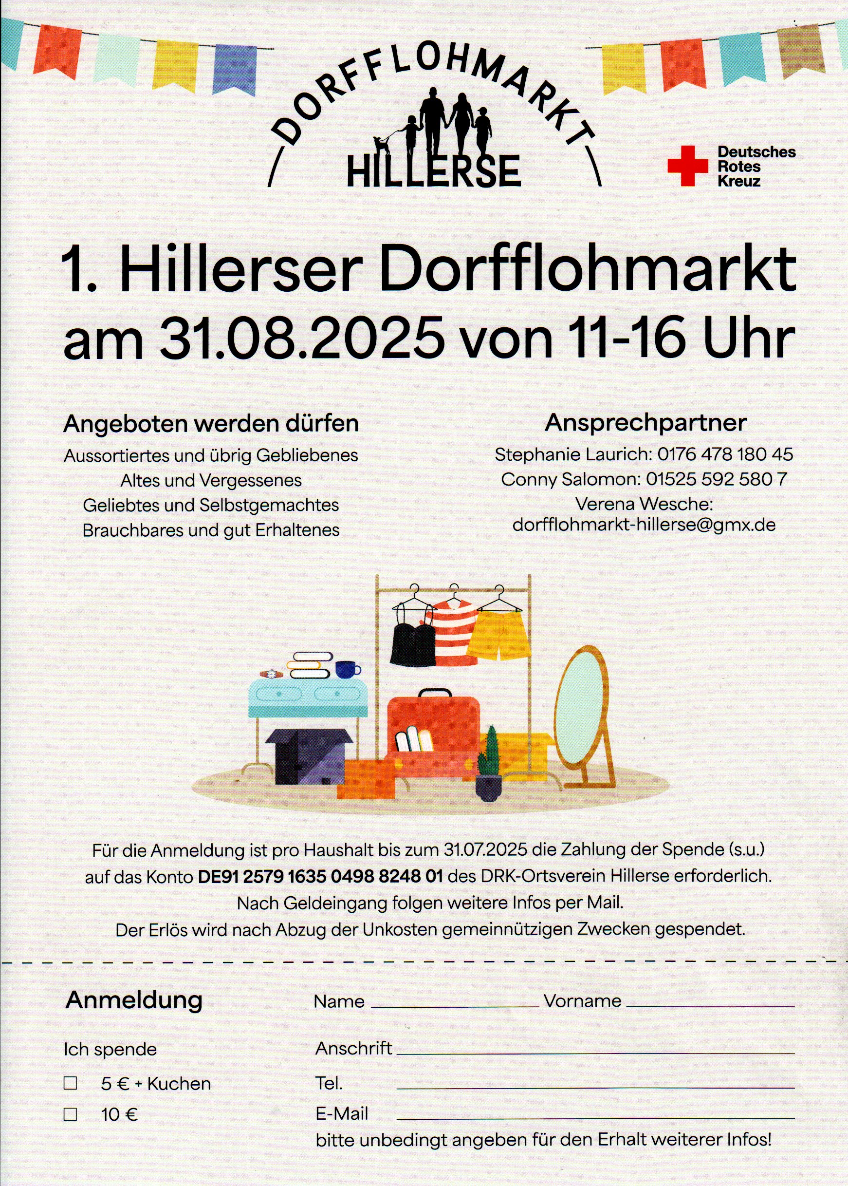Erster Hillerser Dorfflohmart