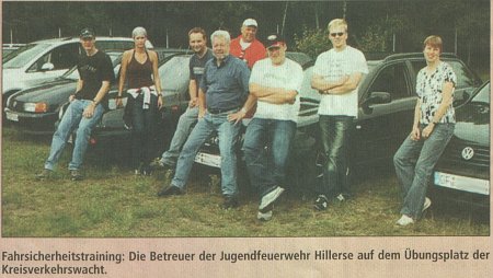 Betreuer der Jugendfeuerwehr Hillerse