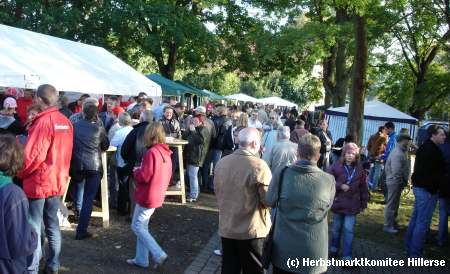 Viel los auf dem 8. Hillerser Herbstmarkt