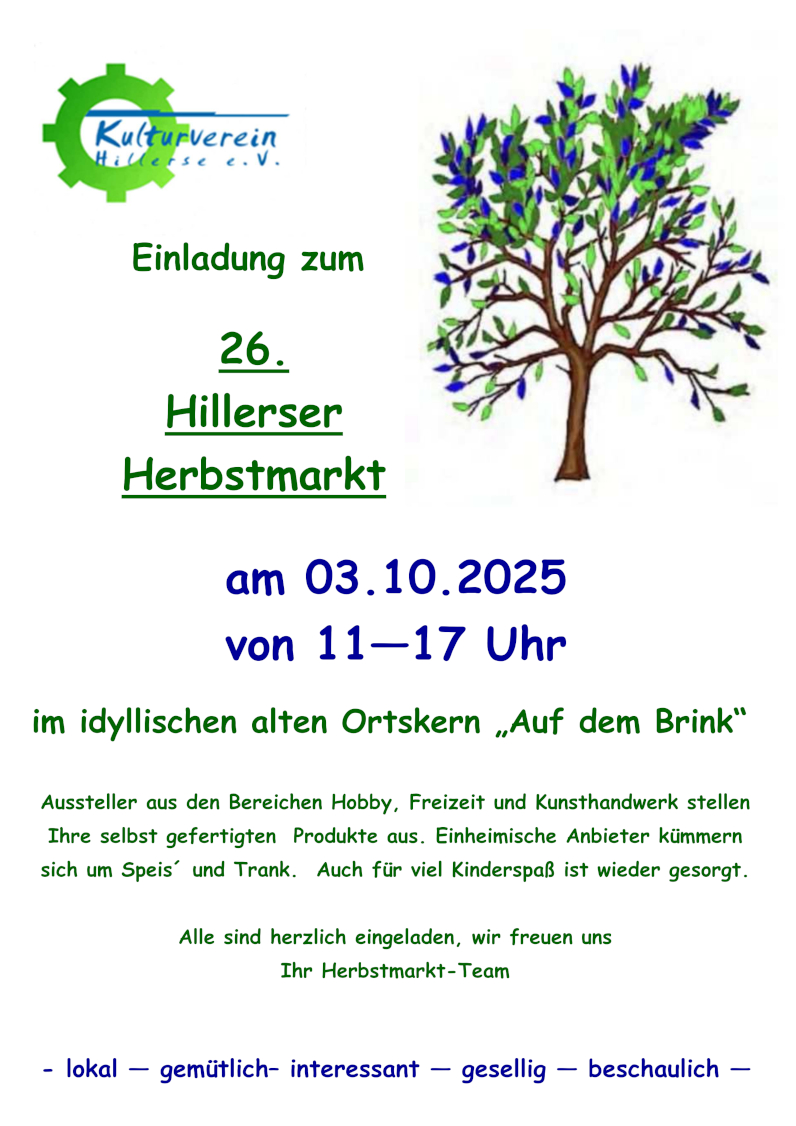 Herbstmarkt Hillerse