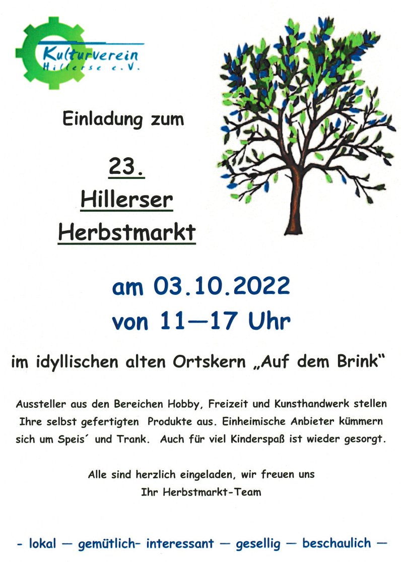 Herbstmarkt Hillerse