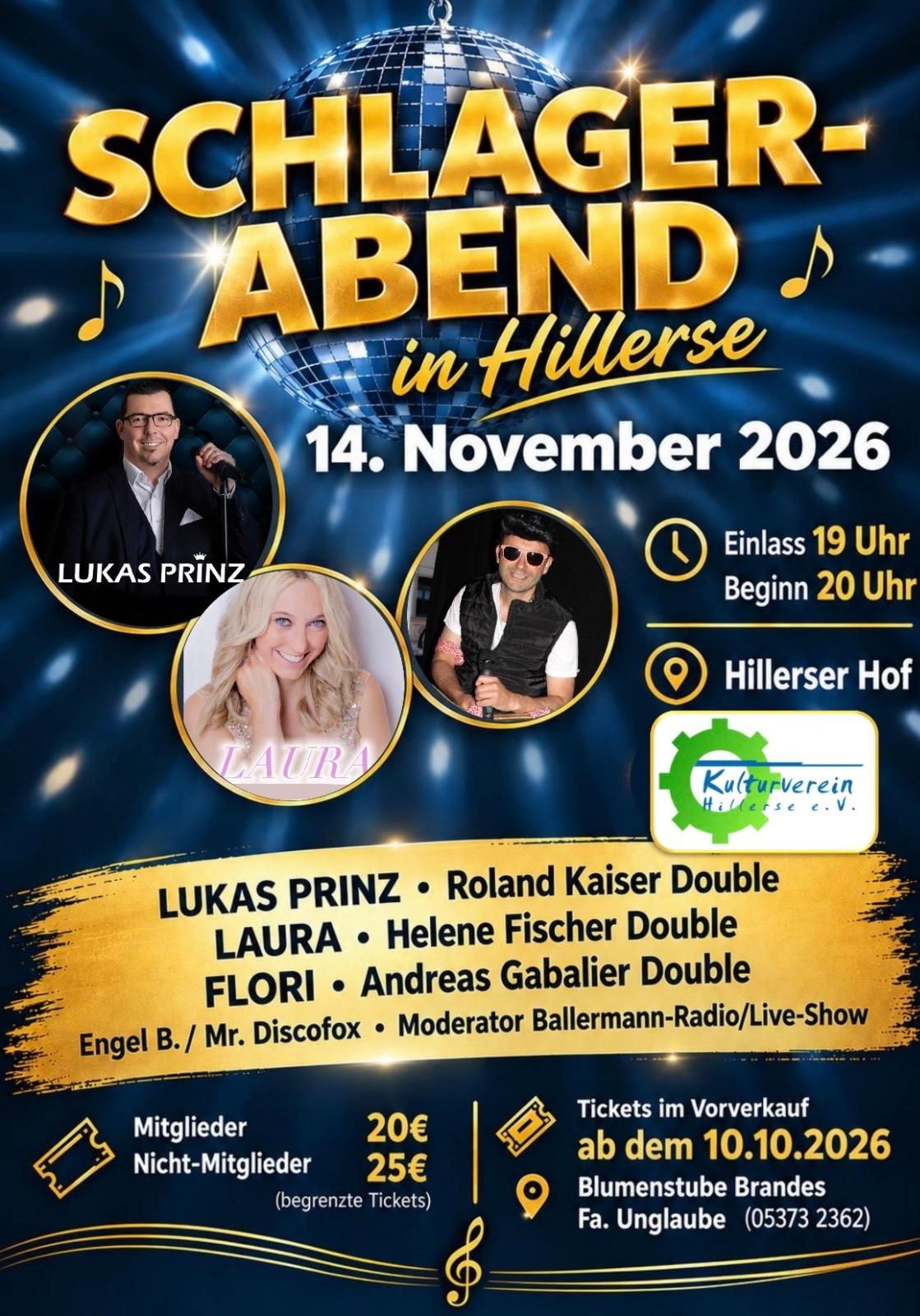 Schlager-Abend 2026